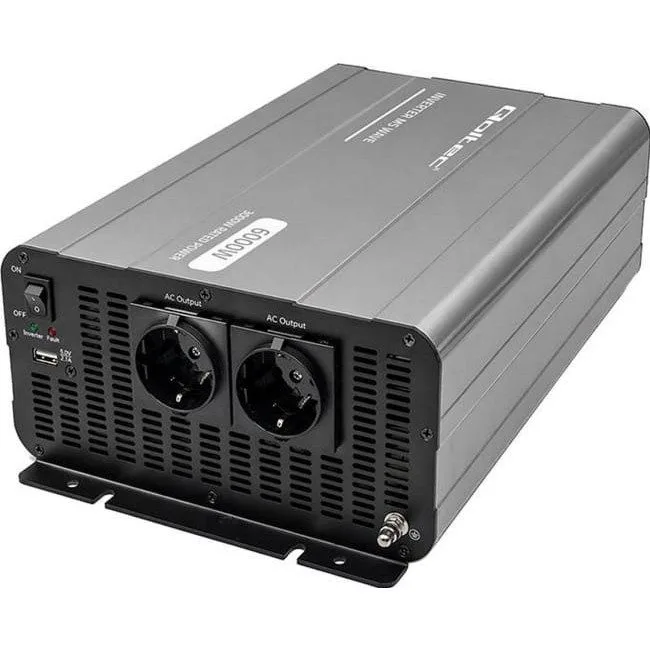 Qoltec MS Wave | 12V na 230V | 3000/6000W | USB — image 3