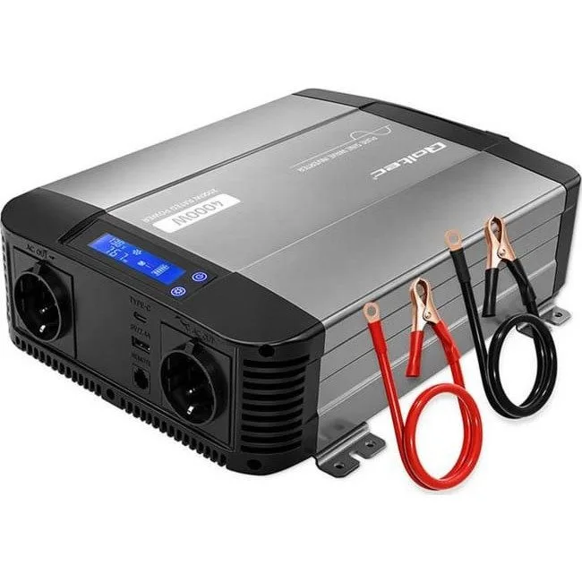 Qoltec Pure Sine Wave | 12V na 230V | 2000/4000W — image 3