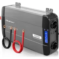 Qoltec Pure Sine Wave | 12V na 230V | 2500/5000W