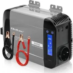 Qoltec Pure Sine Wave | 12V na 230V | 300/600W