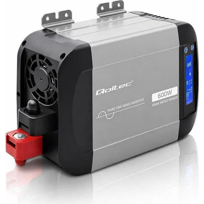 Qoltec Pure Sine Wave | 12V na 230V | 300/600W — image 2