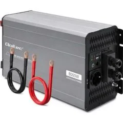 Qoltec Pure Sine Wave | 12V na 230V | 4000/8000W | UPS BYPASS