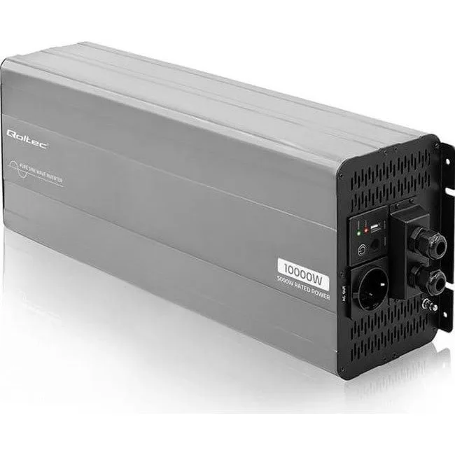 Qoltec Pure Sine Wave | 24V na 230V | 5000/10000W — image 2