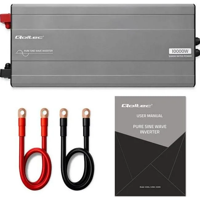 Qoltec Pure Sine Wave | 24V na 230V | 5000/10000W — image 5