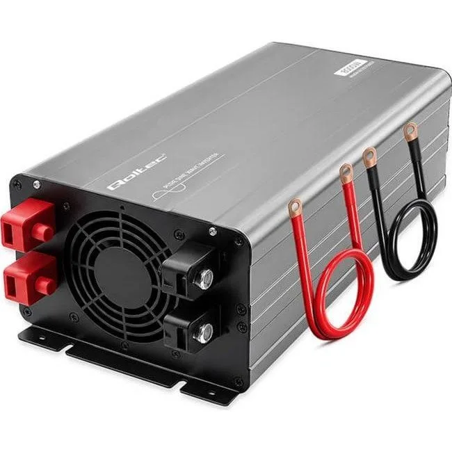 Qoltec Pure Sine Wave | 12V na 230V | 4000/8000W — image 3