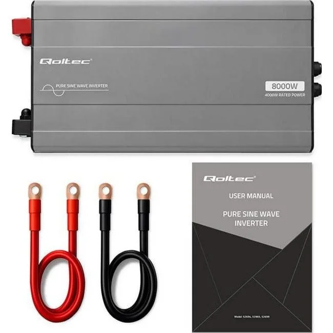 Qoltec Pure Sine Wave | 12V na 230V | 4000/8000W — image 5