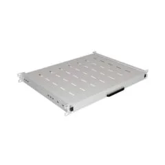 Lanberg Wysuwana półka do szaf rack 19'' 350mm 1U szara
