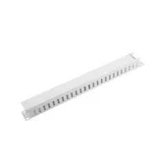 Lanberg Organizer Kabli 19" 1U z zaślepką Typ A szary