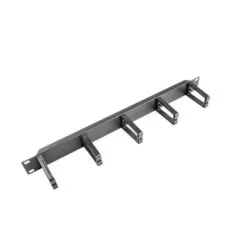 Lanberg Organizer Kabli 19" 1U Typ B czarny (AK-1202-B)