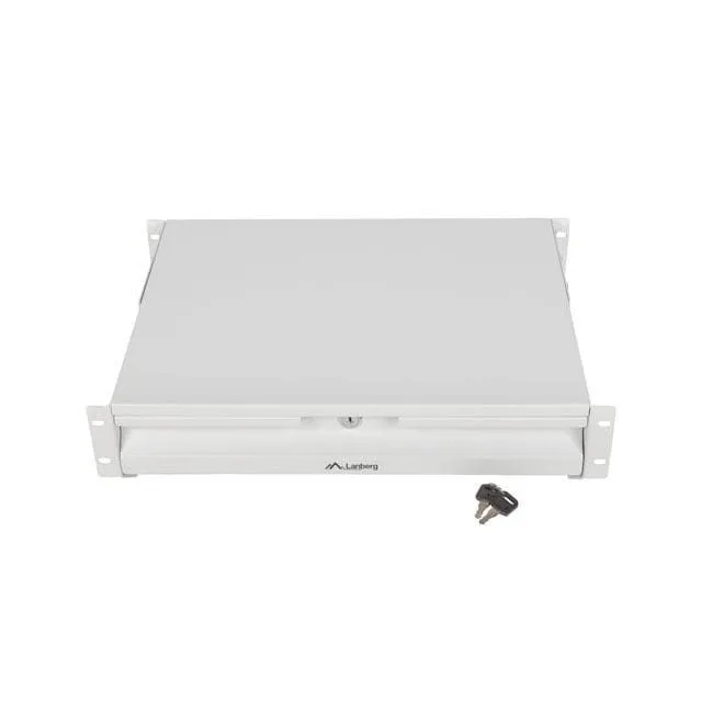 Lanberg szuflada do szaf 19" 2U 360mm szara — image 4