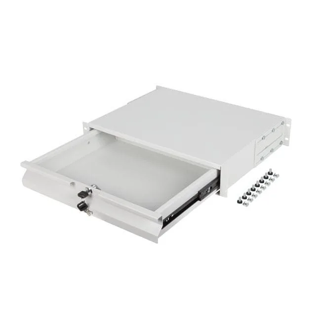 Lanberg szuflada do szaf 19" 2U 360mm szara — image 5
