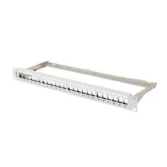 Lanberg Patch Panel pusty 24 port 1U 19" FTP do modułów Keystone szary