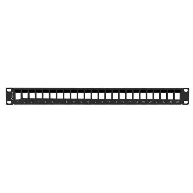 Lanberg Patch Panel pusty 24 port 1U 19" do modułów Keystone czarny — image 2