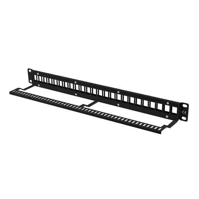 Lanberg Patch Panel pusty 24 port 1U 19" do modułów Keystone czarny — image 4