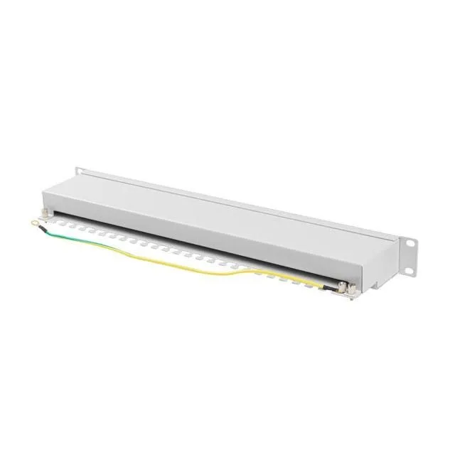 Lanberg Patch Panel 24 port 1U 19" kat.6A FTP ekranowany szary — image 5