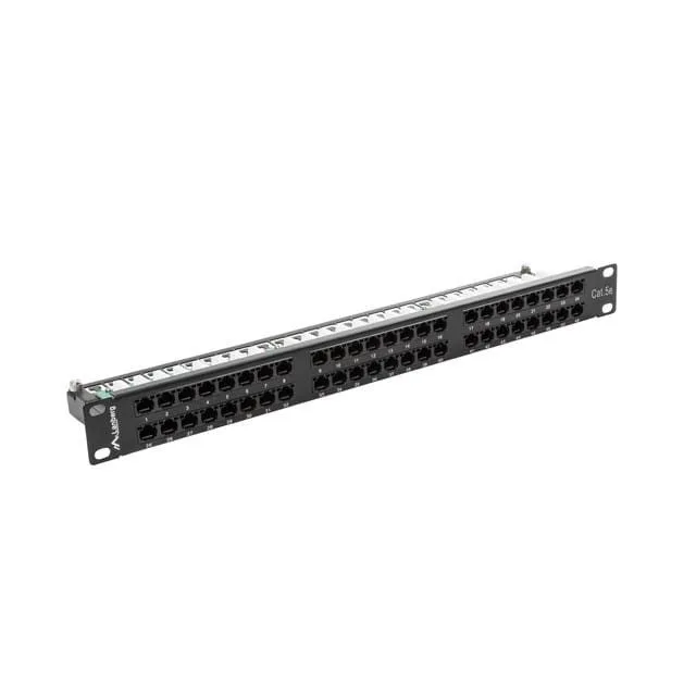 Lanberg Patch Panel 48 port 1U 19" kat.5E UTP czarny — image 2