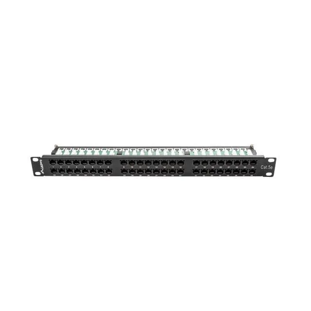 Lanberg Patch Panel 48 port 1U 19" kat.5E UTP czarny — image 3