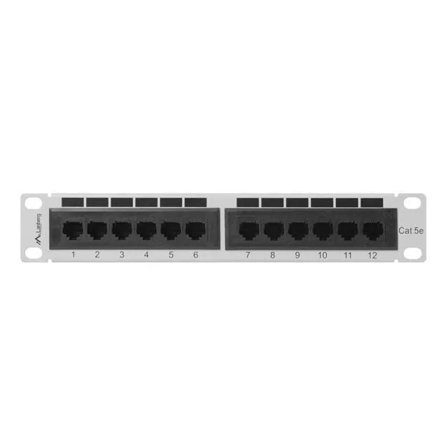 Lanberg Patch Panel 12 port 1U 10" kat.5E UTP szary — image 2
