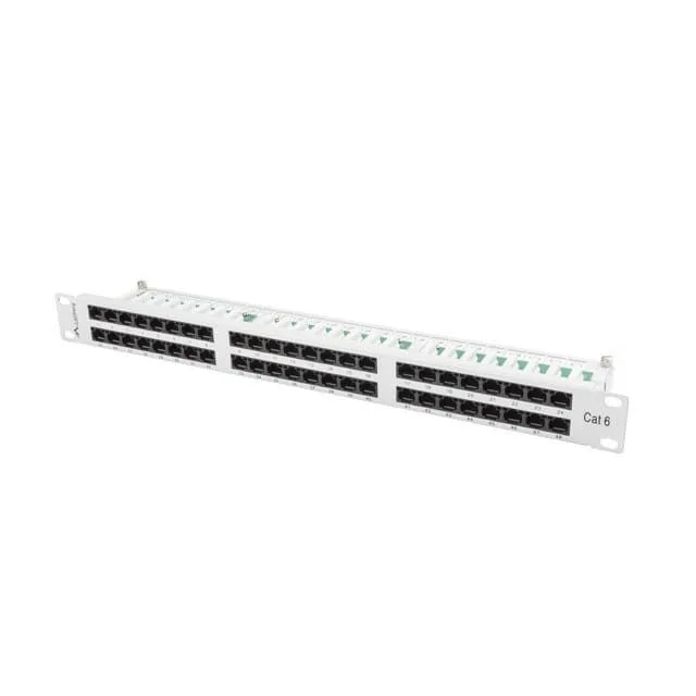 Lanberg Patch Panel 48 port 1U 19" kat.6 UTP szary — image 1