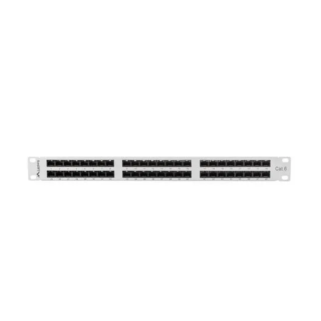 Lanberg Patch Panel 48 port 1U 19" kat.6 UTP szary — image 2