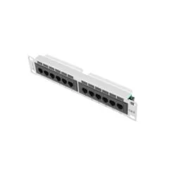 Lanberg Patch Panel 12 port 1U 10" kat.6 UTP szary