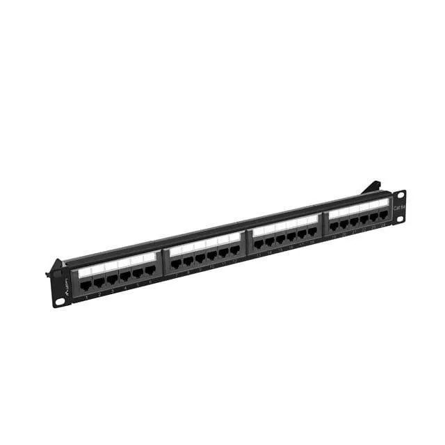 Lanberg Patch Panel 24 port 1U 19" kat.6A UTP czarny — image 3