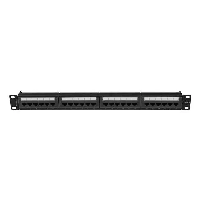 Lanberg Patch Panel 24 port 1U 19" kat.6A UTP czarny — image 5