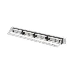 Lanberg Patch Panel 24 port 1U 19" kat.6A UTP szary