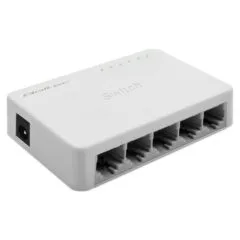 Qoltec 52247 Przełącznik sieciowy 5 x port RJ45 | 1000Mbps | LAN