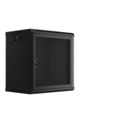 Lanberg szafa rack wisząca 19" 12U 600X450 czarna drzwi perforowane