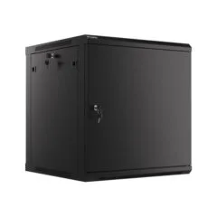 Lanberg szafa rack wisząca 19" 12U 600X600 czarna drzwi metalowe