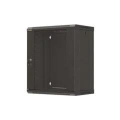 Lanberg szafa rack wisząca 19" 12U 540X350 czarna drzwi przeszklone