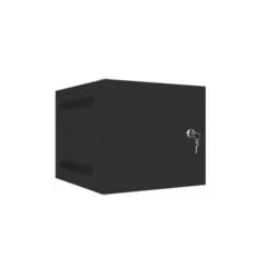 Lanberg szafa rack wisząca 10" 6U 280X310 czarna drzwi metalowe