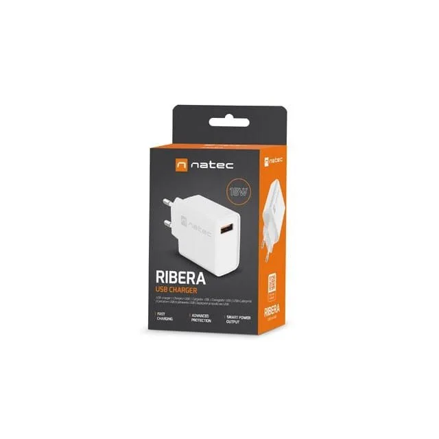 Natec Ribera NUC-2057 18W USB-A biała — image 8