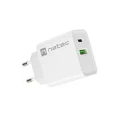 Natec Ribera 20W USB-A USB-C biała