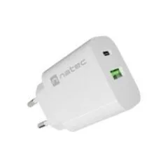 Natec Ribera NUC-2396 20W USB-A USB-C biała