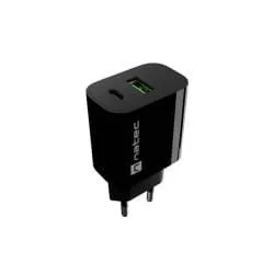 Natec Ribera 20W USB-A USB-C czarna — image 2