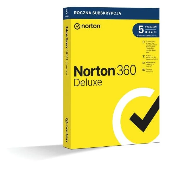 Norton 360 Deluxe BOX PL 5 - device - licencja na rok — image 1