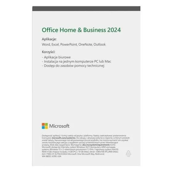 Microsoft Office 2024 Home & Business PL — image 3