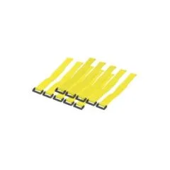 LogiLink rzep 0.3m 10szt. żółty