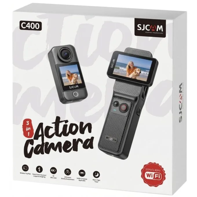 SJCAM 6-Axis Pocket Action Camera 4K30FPS Vlog Camera C400 — image 15