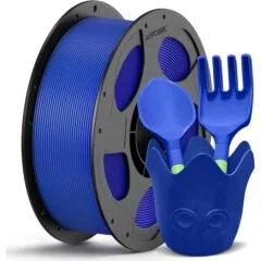 Anycubic PETG Filament Blue 1Kg. Ideal Usage: Mechanical brackets, water bottles, drone parts, and functional outdoor fixtures. Offering high impact resistance, weather durability, and chemical resistance.