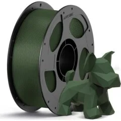 Anycubic PETG Filament Forest Green 1Kg. Ideal Usage: Mechanical brackets, water bottles, drone parts, and functional outdoor fixtures. Offering high impact resistance, weather durability, and chemical resistance.