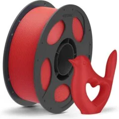 Anycubic PLA Matte Filament Red 1Kg. Ideal Usage: Architectural models, photography props (where glare must be avoided), artistic sculptures, busts, and low-stress display prototypes.