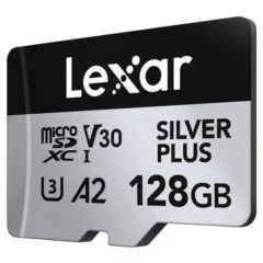 Lexar 128GB microSDXC Professional SILVER Plus UHS-I A2 V30 U3 4K