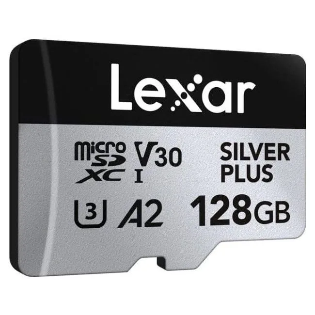 Lexar 128GB microSDXC Professional SILVER Plus UHS-I A2 V30 U3 4K — image 3
