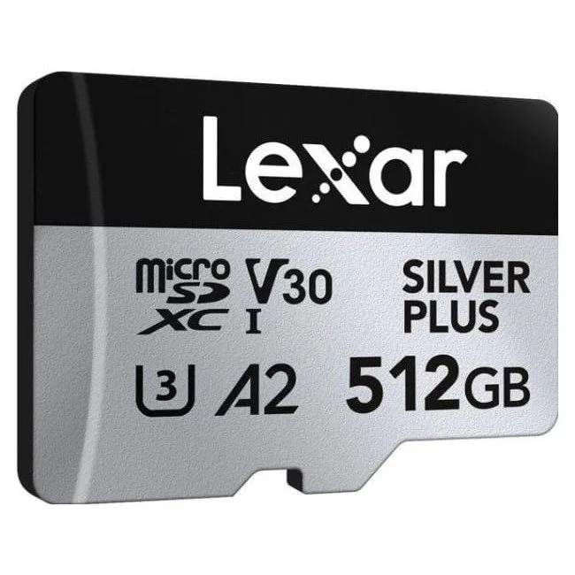 Lexar 512GB microSDXC Professional SILVER Plus UHS-I A2 V30 U3 4K — image 3
