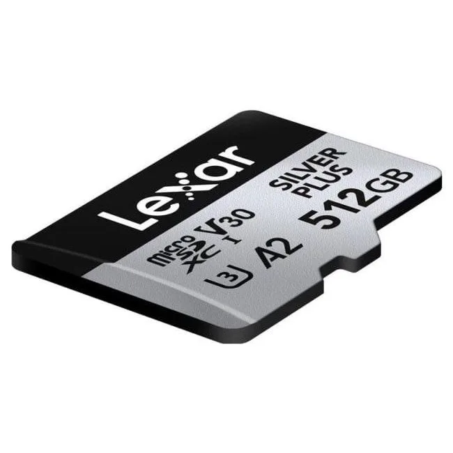 Lexar 512GB microSDXC Professional SILVER Plus UHS-I A2 V30 U3 4K — image 4