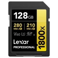 Lexar SDXC 128GB Professional 1800x UHS-II U3 (180/270 MB/s)