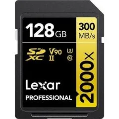 Lexar SDXC 128GB Professional 2000x UHS-II U3 ( 260/300 MB/s )